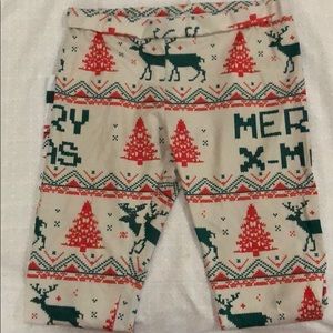 Xmas Print Leggings Stretchy